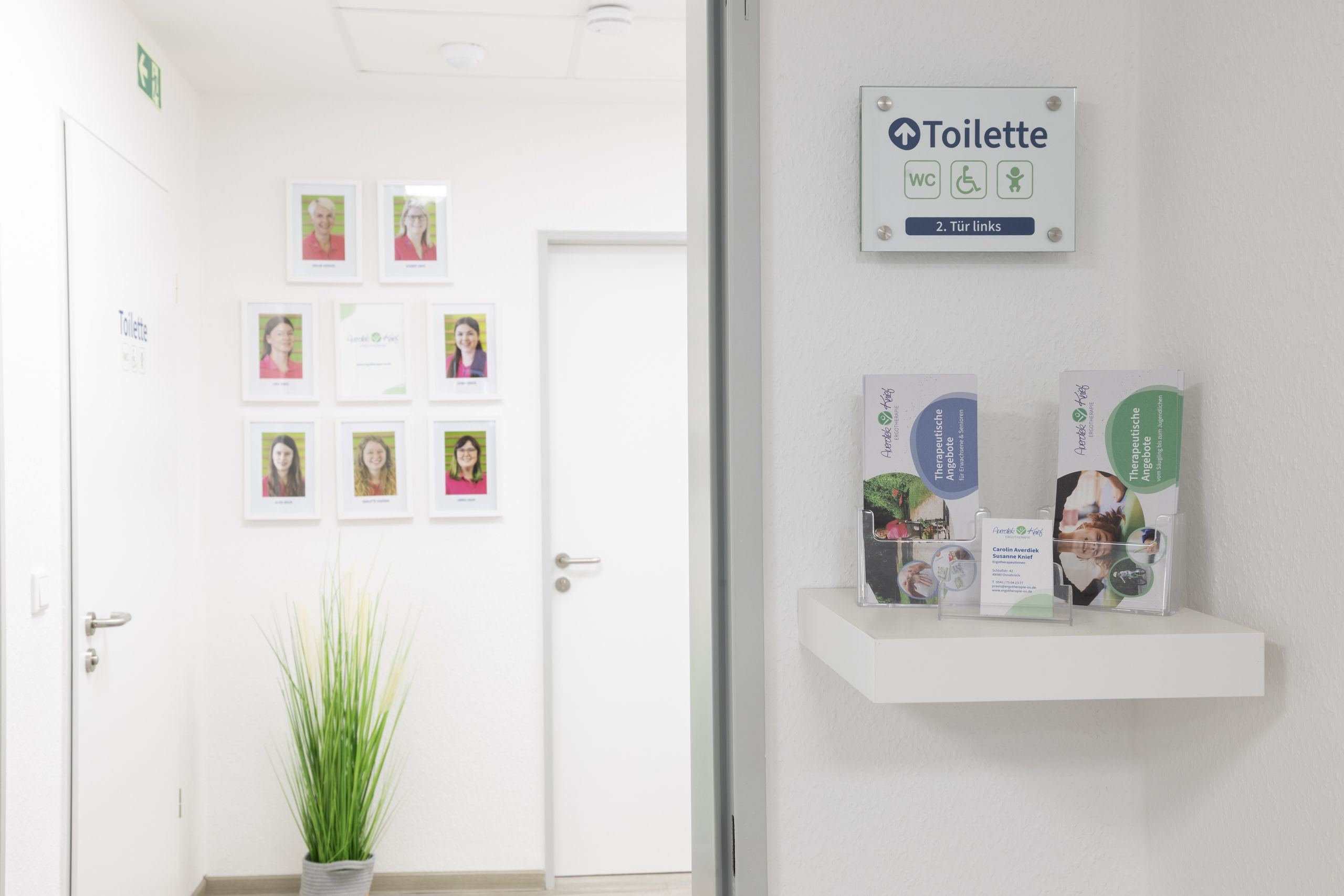 Infomaterial im Wartezimmer